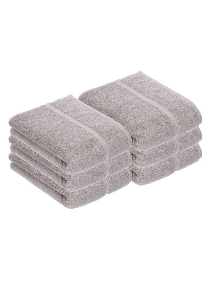 Vossen Duschtücher 6er Pack Duschtuch 67 x 140 cm Belief, Frottier (Spar-Set, 6-St), Vegan von Vossen
