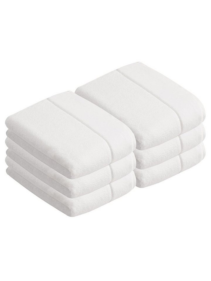 Vossen Duschtücher 6er Pack Duschtuch 67 x 140 cm Pure, Frottier (Spar-Set, 6-St), Vegan von Vossen