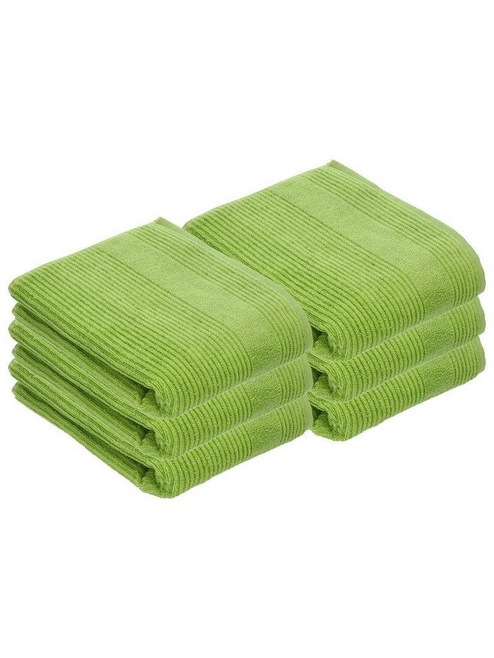 Vossen Duschtücher 6er Pack Duschtuch 67 x 140 cm Tomorrow, Frottier (Spar-Set, 6-St), Vegan von Vossen