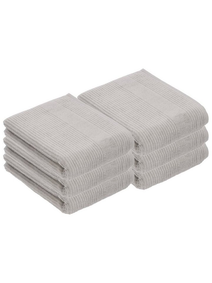 Vossen Duschtücher 6er Pack Duschtuch 67 x 140 cm Tomorrow, Frottier (Spar-Set, 6-St), Vegan von Vossen