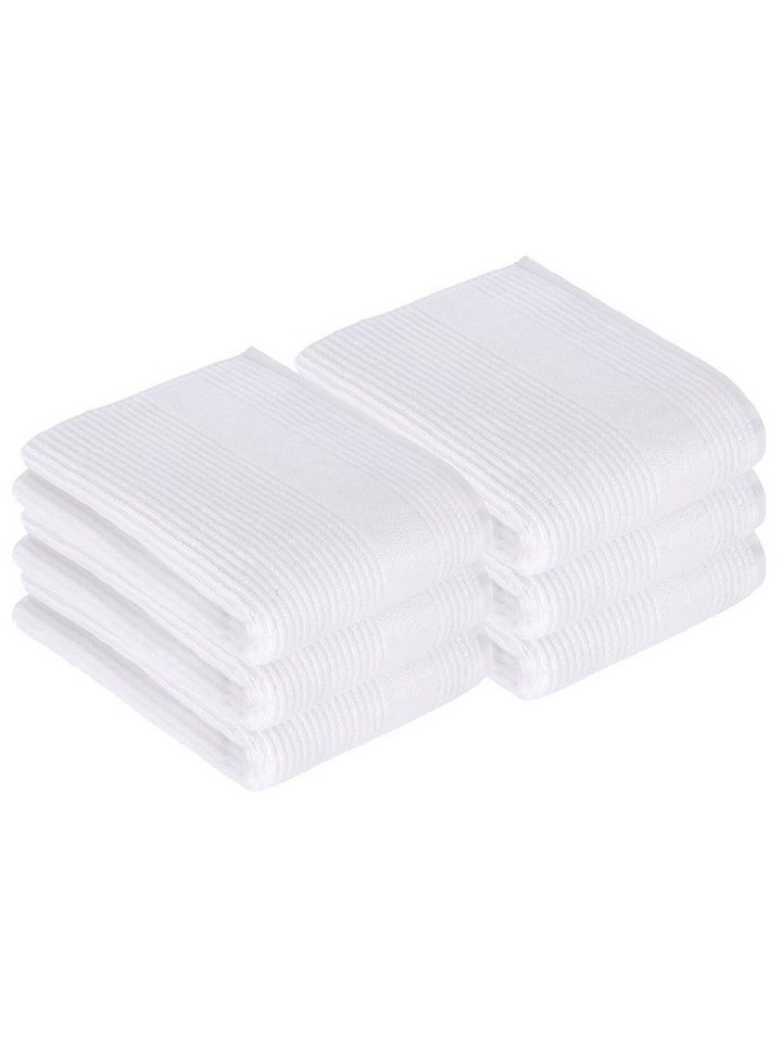 Vossen Duschtücher 6er Pack Duschtuch 67 x 140 cm Tomorrow, Frottier (Spar-Set, 6-St), Vegan von Vossen