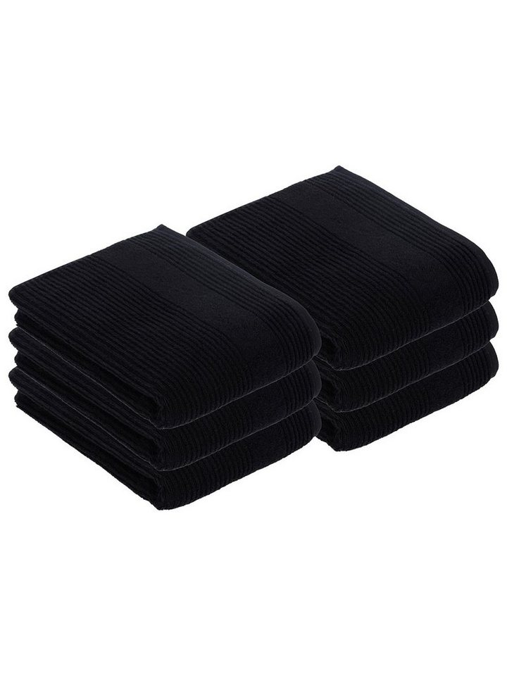 Vossen Duschtücher 6er Pack Duschtuch 67 x 140 cm Tomorrow, Frottier (Spar-Set, 6-St), Vegan von Vossen
