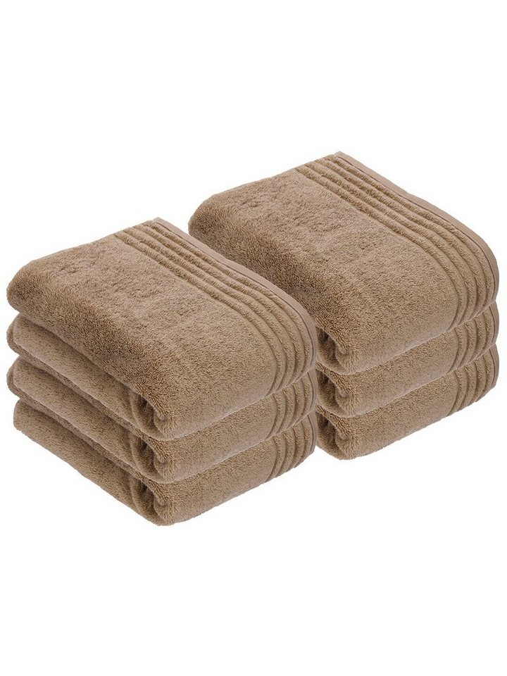 Vossen Duschtücher 6er Pack Duschtuch 67 x 140 cm Vienna Style Supers, Frottier (Spar-Set, 6-St), Vegan von Vossen