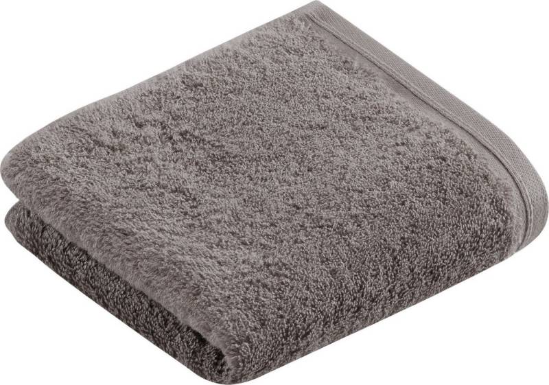 Vossen Gästehandtuch Gästetuch "Vegan Life", Frottier, Walk-Frottier Uni von Vossen