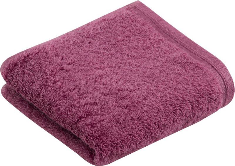 Vossen Gästehandtuch Gästetuch "Vegan Life", Frottier, Walk-Frottier Uni von Vossen