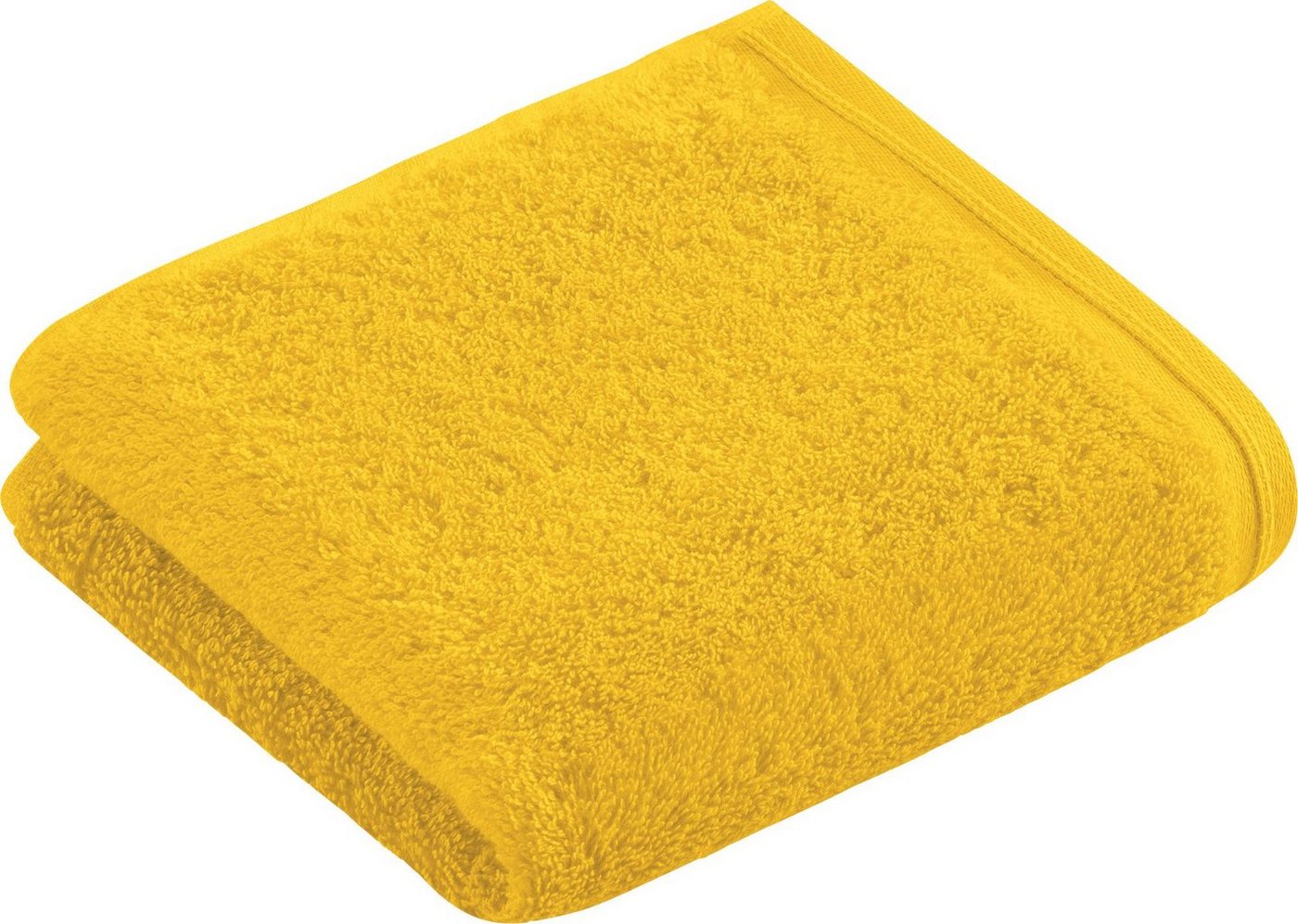 Vossen Gästehandtuch Gästetuch "Vegan Life", Frottier, Walk-Frottier Uni von Vossen