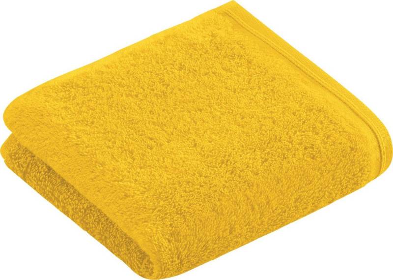 Vossen Gästehandtuch Gästetuch "Vegan Life", Frottier, Walk-Frottier Uni von Vossen