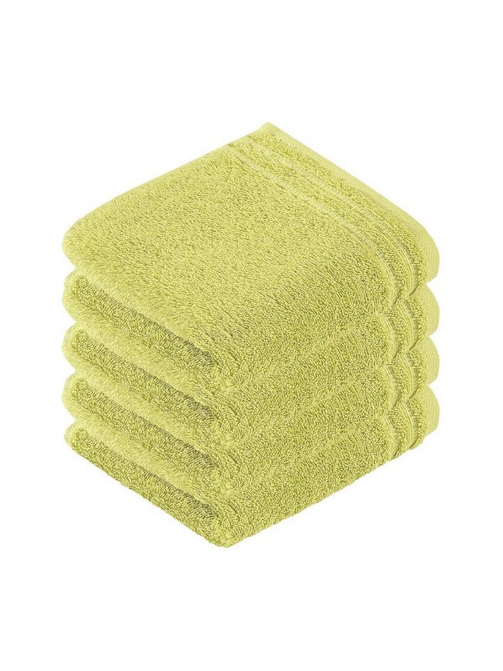 Vossen Gästehandtücher 4er Pack Gästetuch 30 x 50 cm Calypso feeling, Frottier (Spar-Set, 4-St), Vegan von Vossen