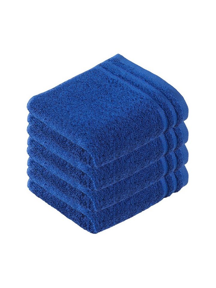 Vossen Gästehandtücher 4er Pack Gästetuch 30 x 50 cm Calypso feeling, Frottier (Spar-Set, 4-St), Vegan von Vossen