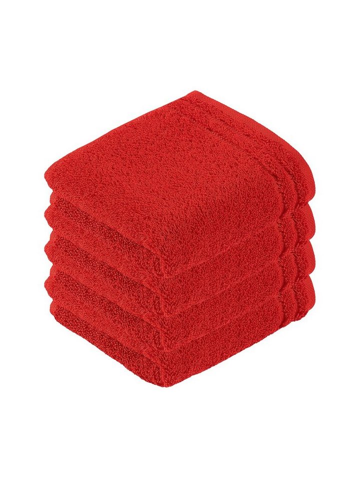 Vossen Gästehandtücher 4er Pack Gästetuch 30 x 50 cm Calypso feeling, Frottier (Spar-Set, 4-St), Vegan von Vossen