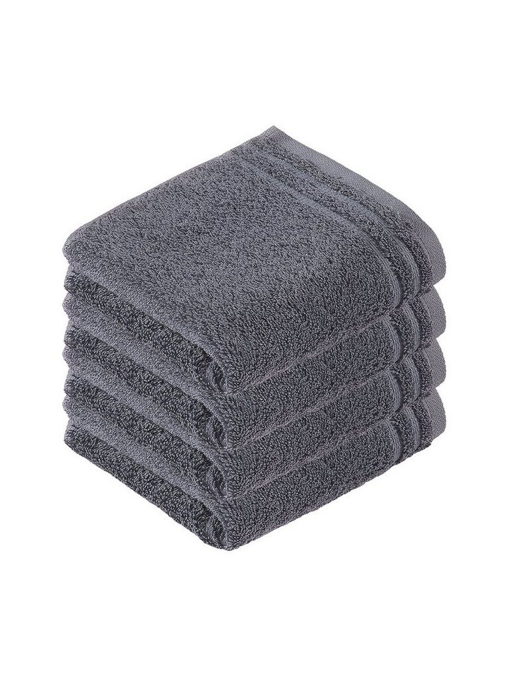 Vossen Gästehandtücher 4er Pack Gästetuch 30 x 50 cm Calypso feeling, Frottier (Spar-Set, 4-St), Vegan von Vossen