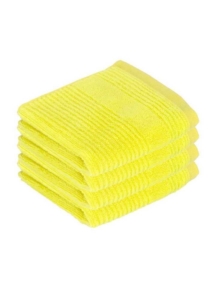 Vossen Gästehandtücher 4er Pack Gästetuch 30 x 50 cm Tomorrow, Frottier (Spar-Set, 4-St), Vegan von Vossen