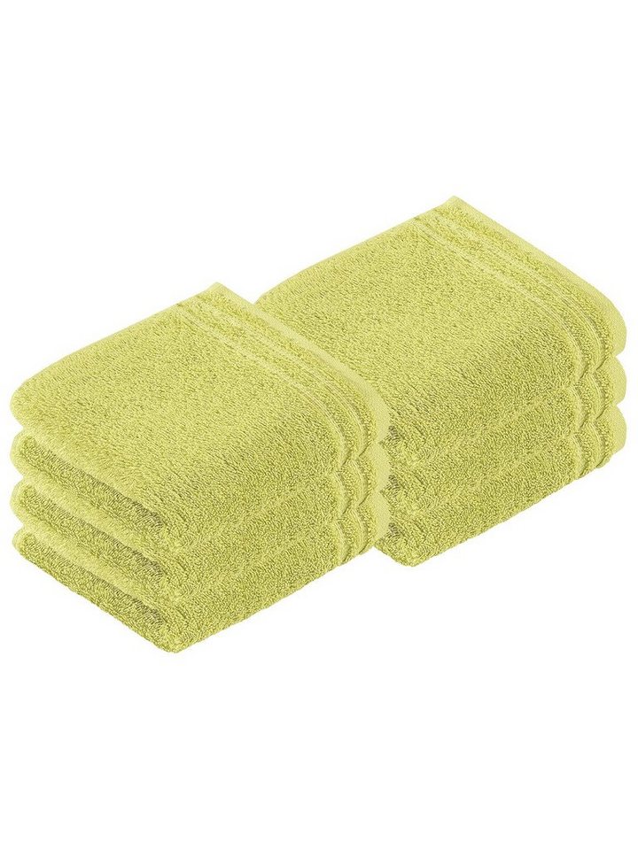 Vossen Gästehandtücher 6er Pack Gästetuch 30 x 50 cm Calypso feeling, Frottier (Spar-Set, 6-St), Vegan von Vossen