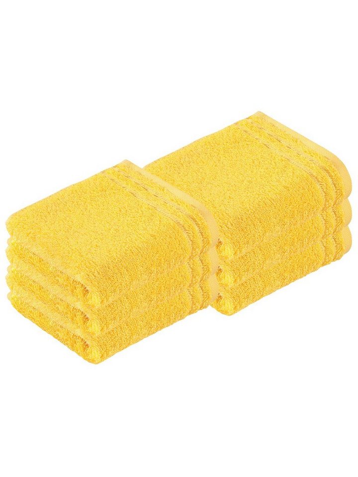 Vossen Gästehandtücher 6er Pack Gästetuch 30 x 50 cm Calypso feeling, Frottier (Spar-Set, 6-St), Vegan von Vossen