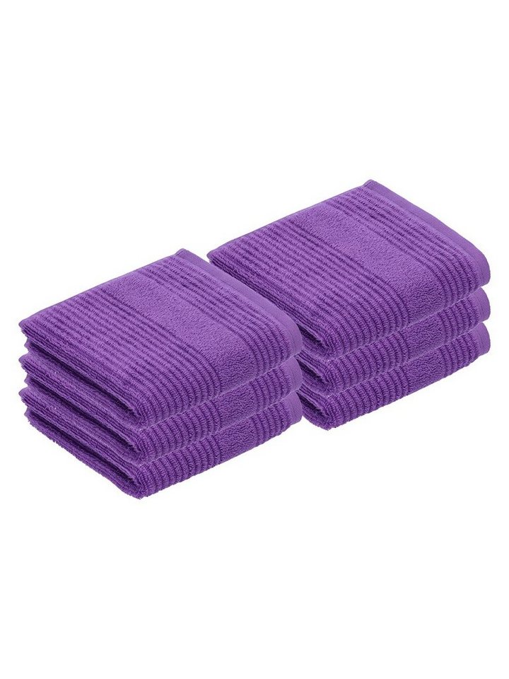 Vossen Gästehandtücher 6er Pack Gästetuch 30 x 50 cm Tomorrow, Frottier (Spar-Set, 6-St), Vegan von Vossen