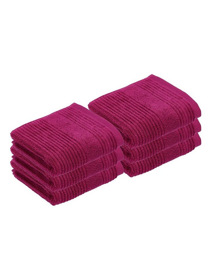 Vossen Gästehandtücher 6er Pack Gästetuch 30 x 50 cm Tomorrow, Frottier (Spar-Set, 6-St), Vegan von Vossen
