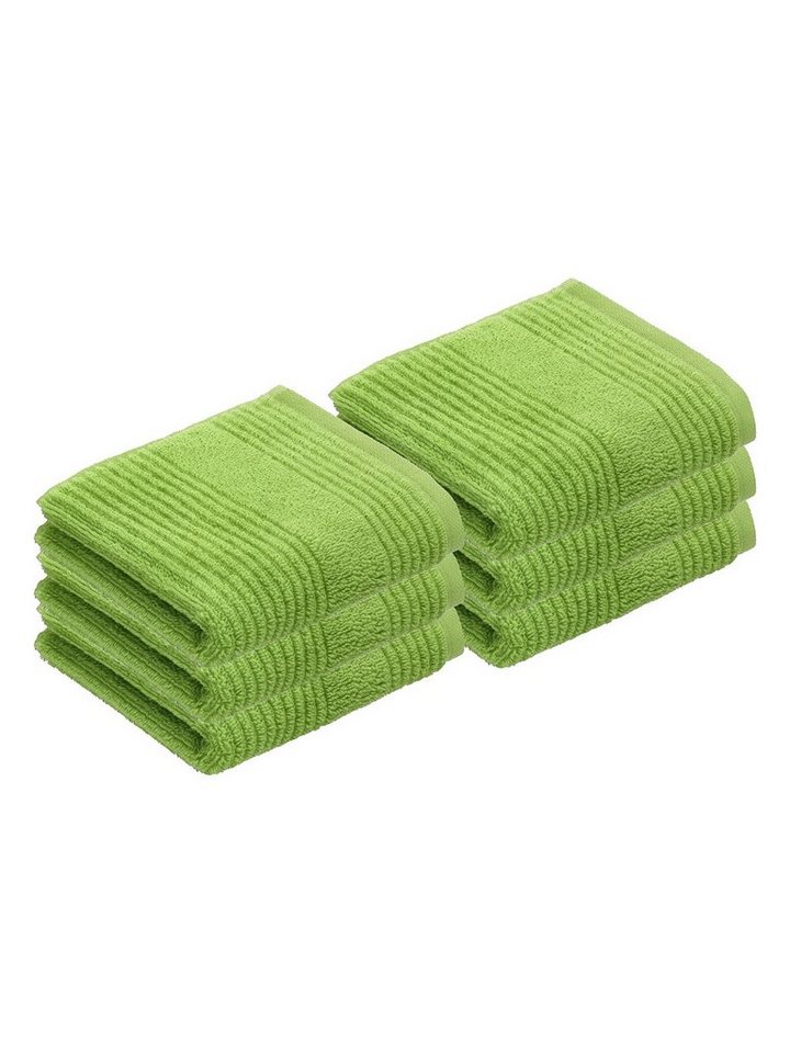 Vossen Gästehandtücher 6er Pack Gästetuch 30 x 50 cm Tomorrow, Frottier (Spar-Set, 6-St), Vegan von Vossen