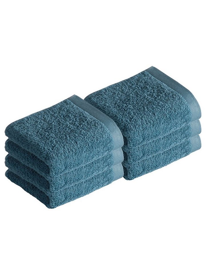 Vossen Gästehandtücher 6er Pack Gästetuch 40 x 60 cm High Line, Frottier (Spar-Set, 6-St), Vegan von Vossen