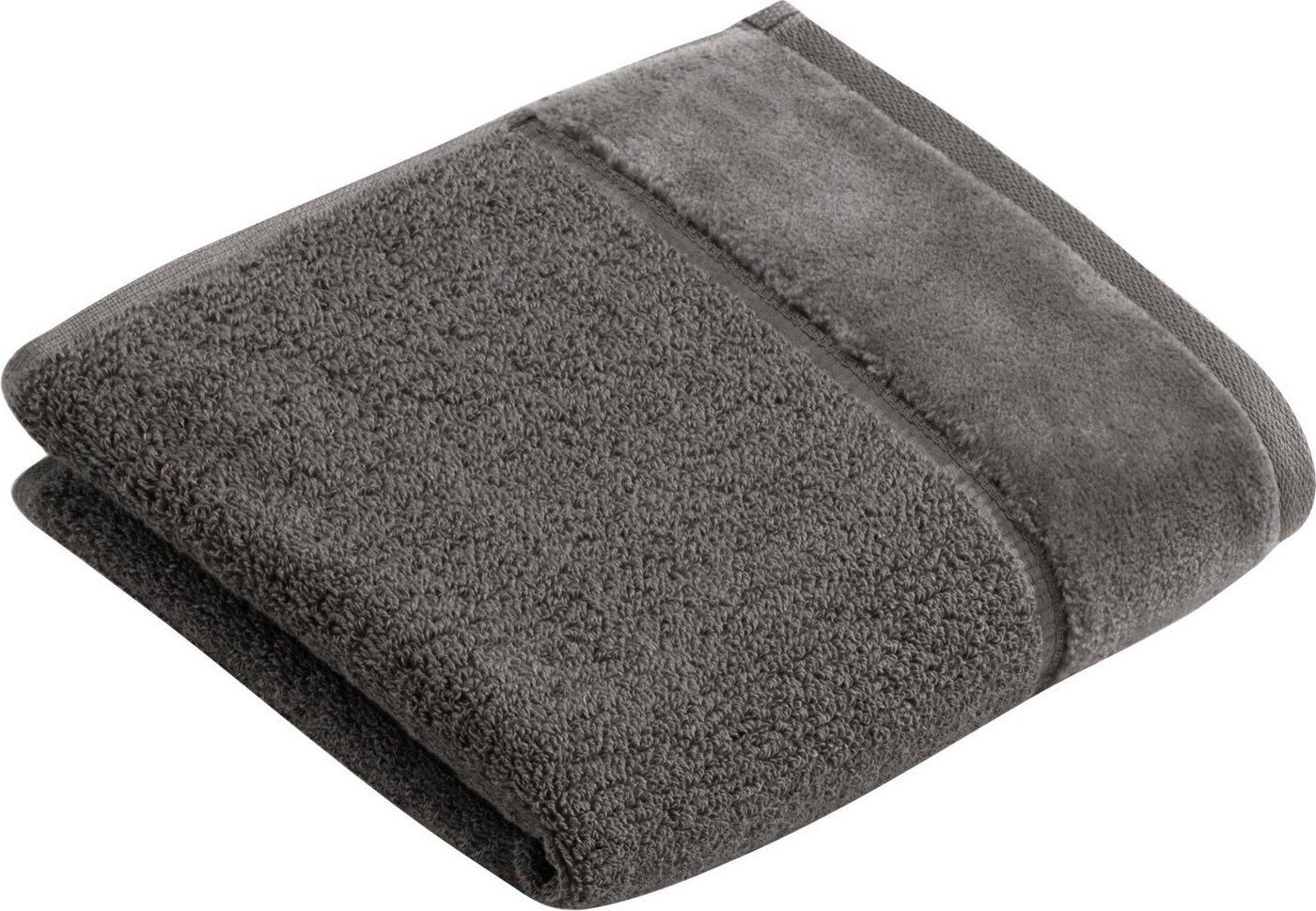 Vossen Gästehandtücher Pure, Frottier (3-St), im Set, Baumwolle & VEGAN, mit eleganter Veloursbordüre von Vossen