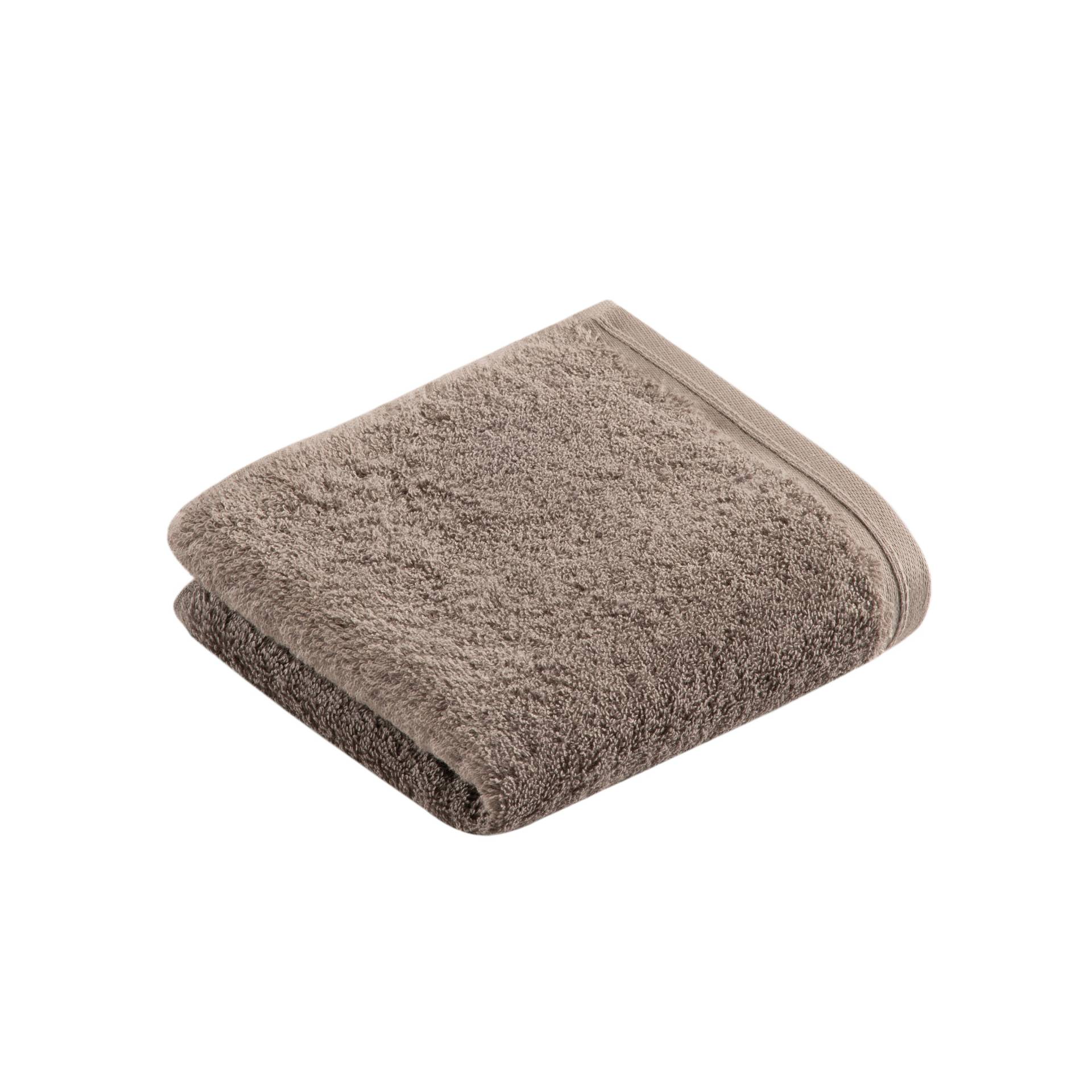 Vossen Gästetuch Vegan Life ca. 40x40cm in Farbe pepplestone Vossen Gästetuch Vegan Life ca. 40x40cm in Farbe pepplestone von Vossen