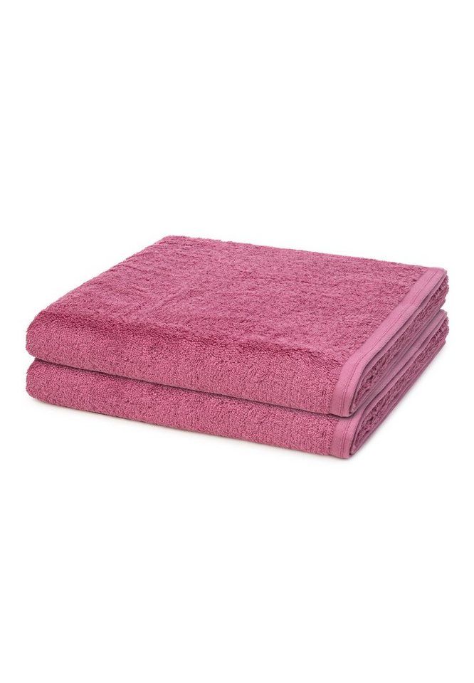 Vossen Handtuch Set Vegan Life, Frottee (Spar-Set, 2-St), 2 X Duschtuch im Set - Baumwolle - Saugstark von Vossen
