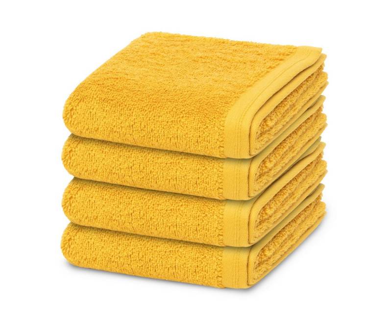 Vossen Handtuch Set Vegan Life, Frottee (Spar-Set, 4-St), 4 X Gästetuch im Set - Baumwolle - Saugstark von Vossen