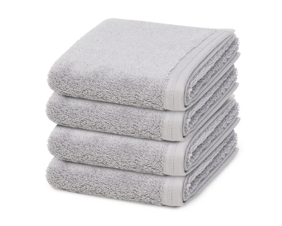 Vossen Handtuch Set Vegan Life, Frottee (Spar-Set, 4-St), 4 X Gästetuch im Set - Baumwolle - Saugstark von Vossen