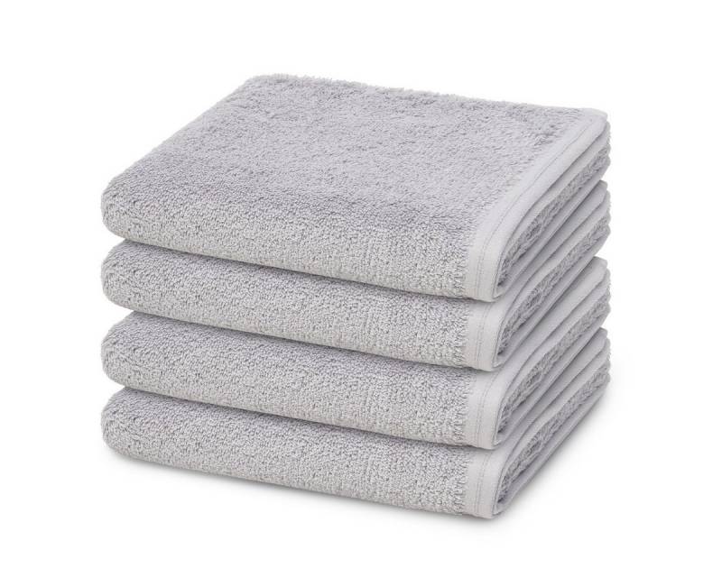 Vossen Handtuch Set Vegan Life, Frottee (Spar-Set, 4-St), 4 X Handtuch im Set - Baumwolle - Saugstark von Vossen