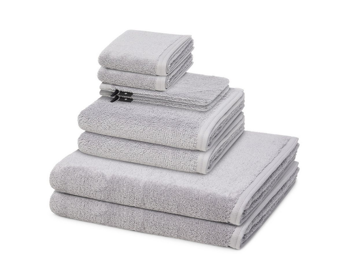 Vossen Handtuch Set Vegan Life, Frottee (Spar-Set, 8-St), 2 X Wasch- 2 X Gäste- 2 X Dusch- 2 X Handtuch im Set - Baumwolle von Vossen