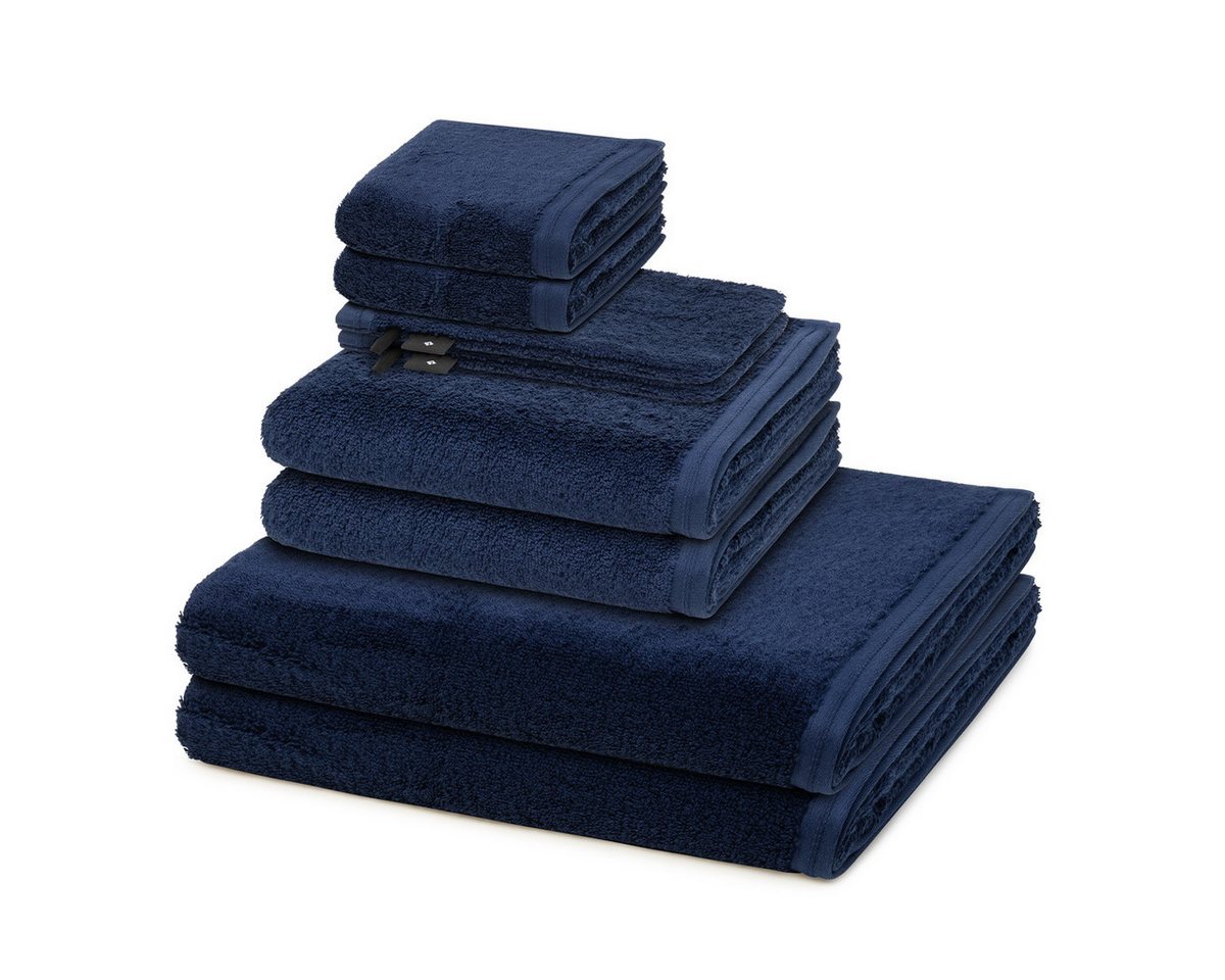 Vossen Handtuch Set Vegan Life, Frottee (Spar-Set, 8-St), 2 X Wasch- 2 X Gäste- 2 X Dusch- 2 X Handtuch im Set - Baumwolle von Vossen