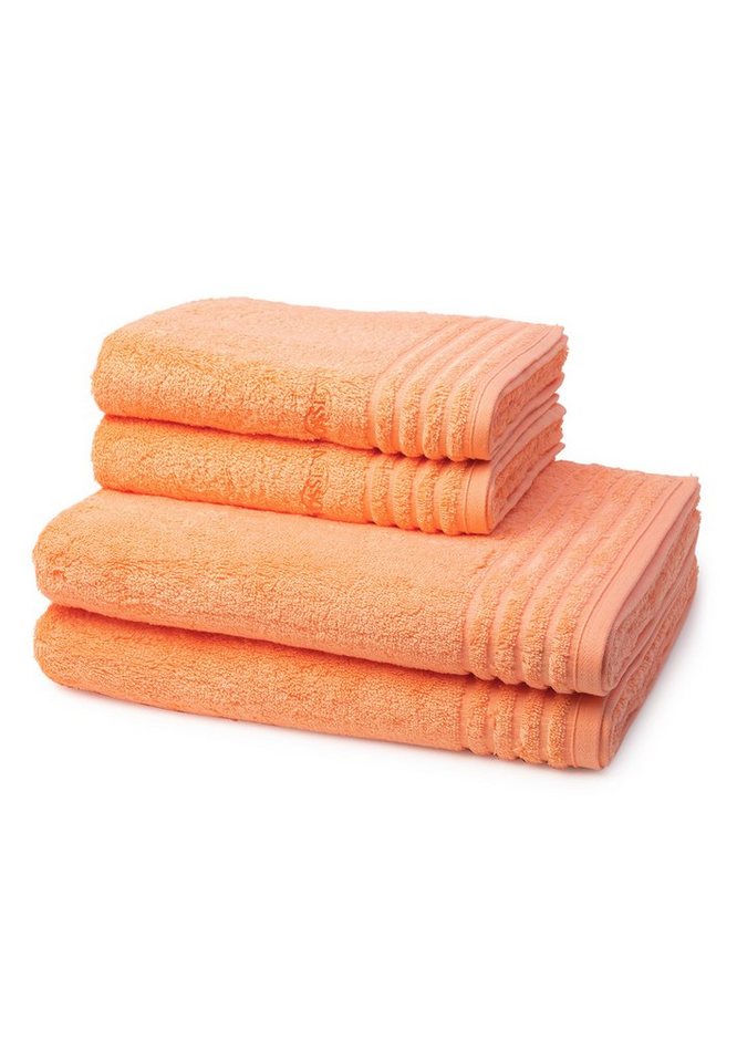 Vossen Handtuch Set Vienna Style Supersoft, Frottee (Spar-Set, 4-St), 2 X Handtuch 2 X Duschtuch im Set - Baumwolle von Vossen