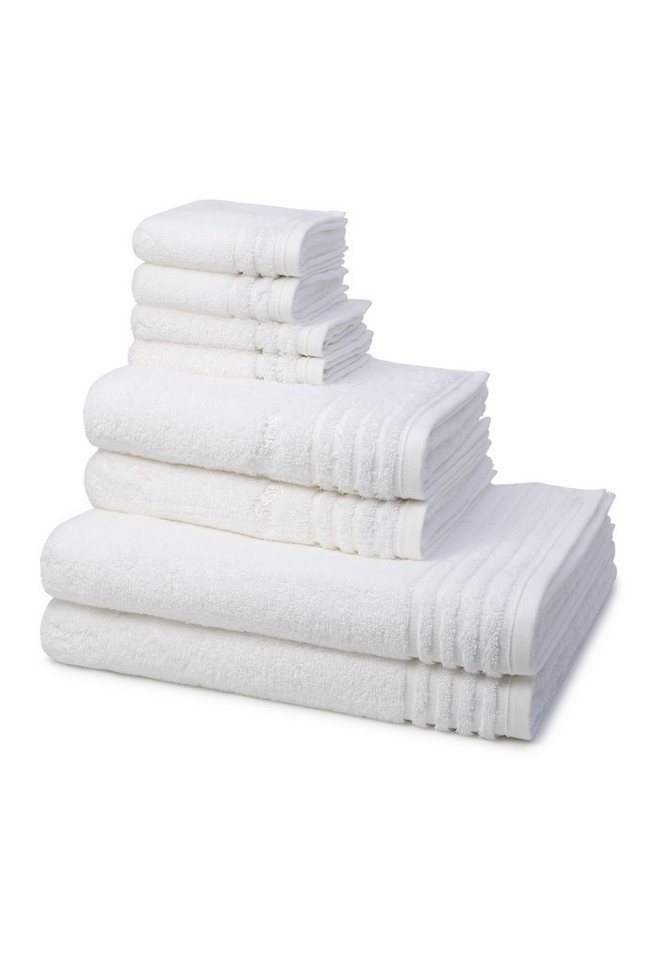 Vossen Handtuch Set Vienna Style Supersoft, Frottee (Spar-Set, 8-St), 2 X Seif- 2 X Gäste- 2 X Dusch- 2 X Handtuch im Set - Baumwolle von Vossen
