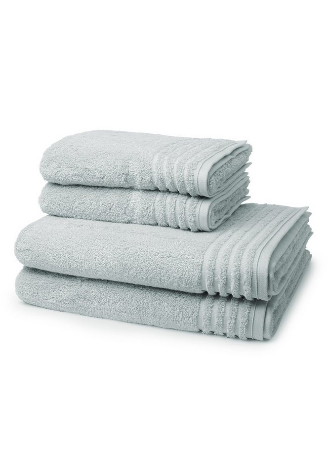 Vossen Handtuch Set Vienna Style Supersoft, Walkfrottee (Spar-Set, 4-St), 2 X Handtuch 2 X Duschtuch - im Set - Baumwolle von Vossen
