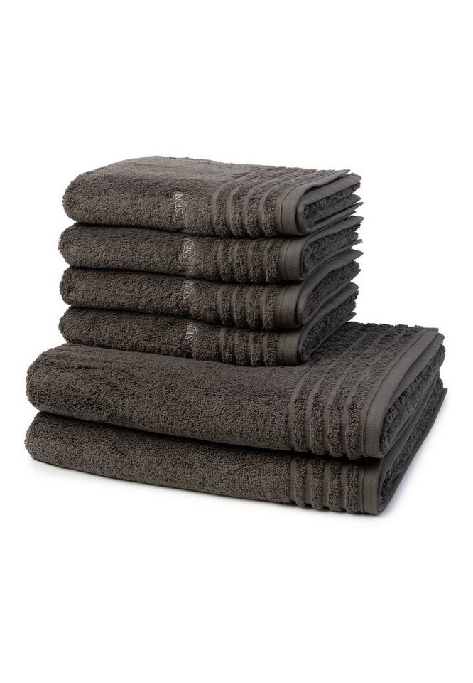 Vossen Handtuch Set Vienna Style Supersoft, Walkfrottee (Spar-Set, 6-St), 4 X Handtuch 2 X Duschtuch - im Set - Baumwolle von Vossen