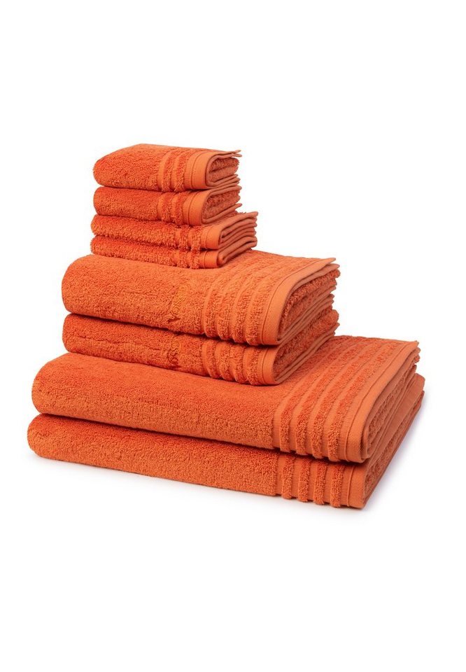 Vossen Handtuch Set Vienna Style Supersoft, Walkfrottee (Spar-Set, 8-St), 2 X Seif- 2 X Gäste- 2 X Dusch- 2 X Handtuch im Set - Baumwolle von Vossen