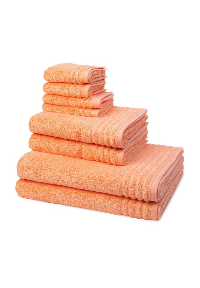 Vossen Handtuch Set Vienna Style Supersoft, Walkfrottee (Spar-Set, 8-St), 2 X Seif- 2 X Gäste- 2 X Dusch- 2 X Handtuch im Set - Baumwolle von Vossen