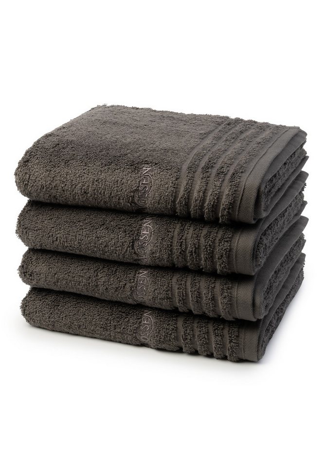 Vossen Handtuch Set Vienna Style Supersoft, Walkfrottee (Spar-Set, 4-St), 4 X Handtuch - im Set - Baumwolle - Extrem flauschig und saugfähig von Vossen