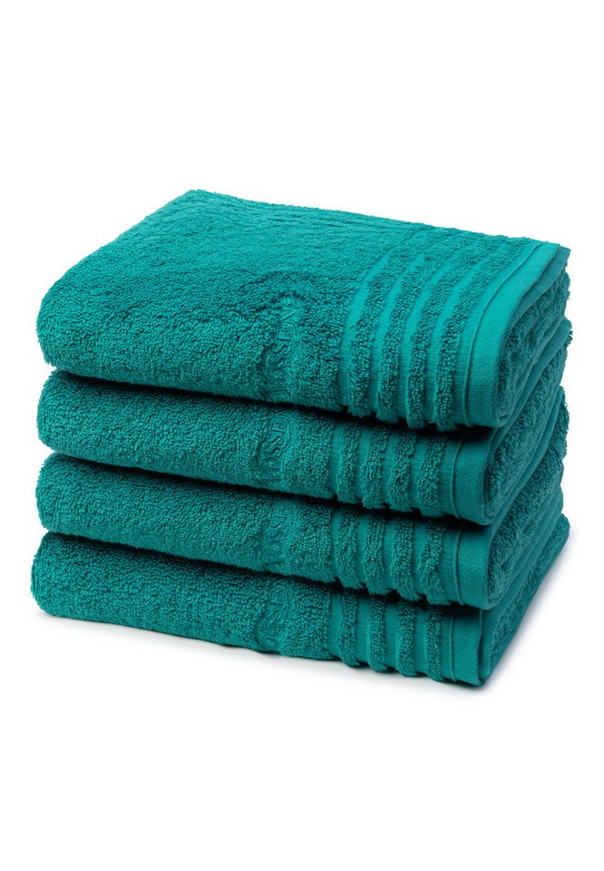 Vossen Handtuch Set Vienna Style Supersoft, Walkfrottee (Spar-Set, 4-St), 4 X Handtuch - im Set - Baumwolle - Extrem flauschig und saugfähig von Vossen