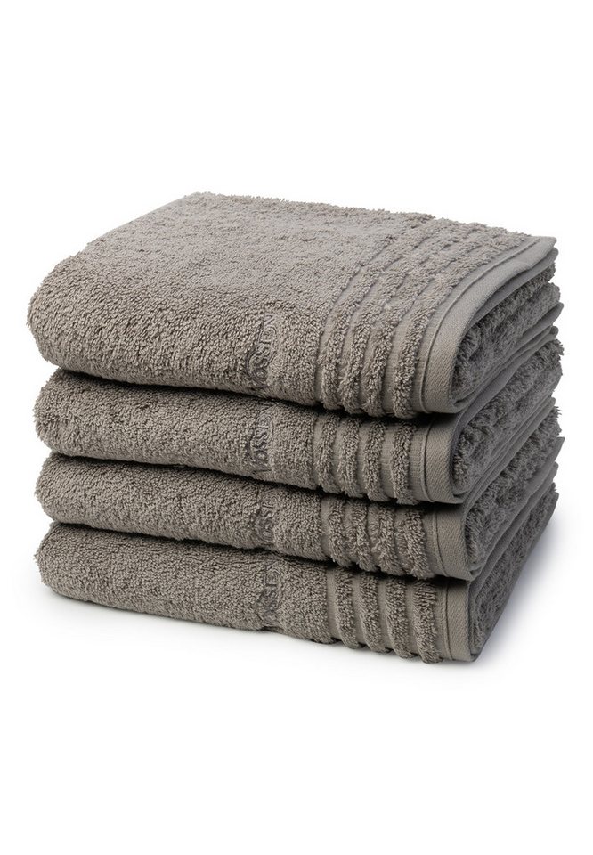 Vossen Handtuch Set Vienna Style Supersoft, Walkfrottee (Spar-Set, 4-St), 4 X Handtuch - im Set - Baumwolle - Extrem flauschig und saugfähig von Vossen