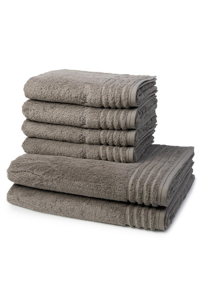 Vossen Handtuch Set Vienna Style Supersoft, Walkfrottee (Spar-Set, 6-St), 4 X Handtuch 2 X Duschtuch - im Set - Baumwolle von Vossen
