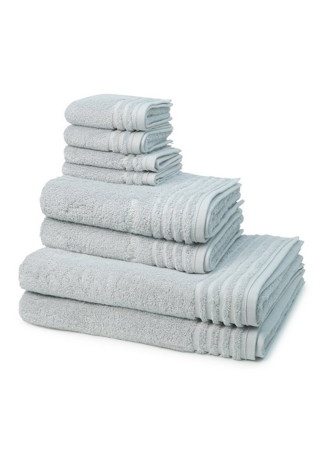 Vossen Handtuch Set Vienna Style Supersoft, Walkfrottee (Spar-Set, 8-St), 2 X Seif- 2 X Gäste- 2 X Dusch- 2 X Handtuch im Set - Baumwolle von Vossen