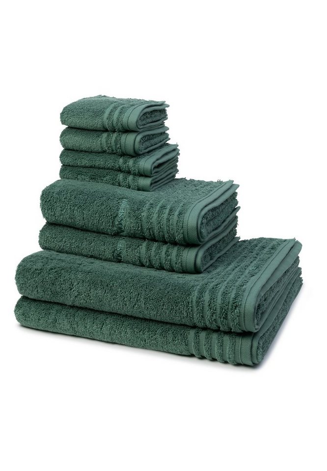 Vossen Handtuch Set Vienna Style Supersoft, Walkfrottee (Spar-Set, 8-St), 2 X Seif- 2 X Gäste- 2 X Dusch- 2 X Handtuch im Set - Baumwolle von Vossen
