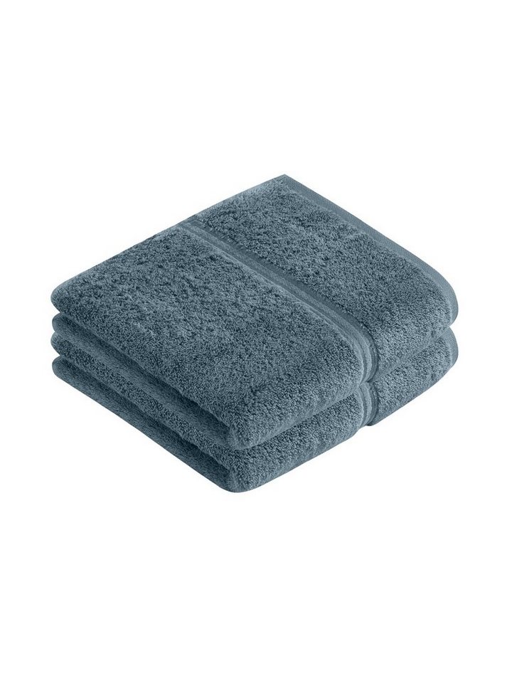 Vossen Handtücher 2er Pack Handtuch 50 x 100 cm Belief, Frottier (Spar-Set, 2-St), Vegan von Vossen