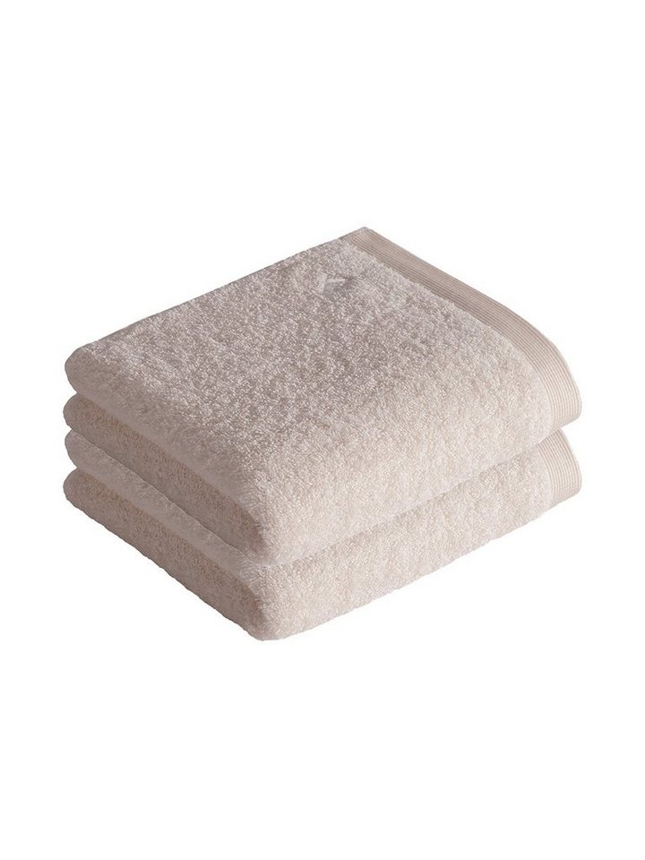 Vossen Handtücher 2er Pack Handtuch 50 x 100 cm High Line, Frottier (Spar-Set, 2-St), Vegan von Vossen