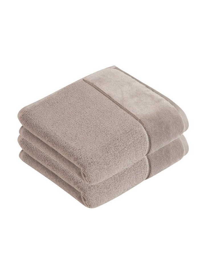 Vossen Handtücher 2er Pack Handtuch 50 x 100 cm Pure, Frottier (Spar-Set, 2-St), Vegan von Vossen