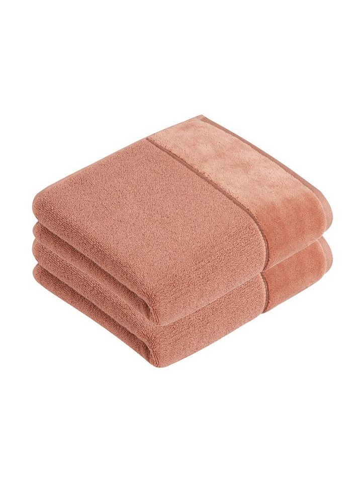 Vossen Handtücher 2er Pack Handtuch 50 x 100 cm Pure, Frottier (Spar-Set, 2-St), Vegan von Vossen