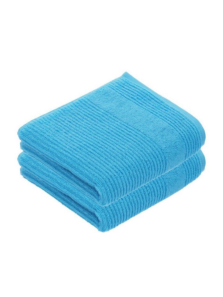 Vossen Handtücher 2er Pack Handtuch 50 x 100 cm Tomorrow, Frottier (Spar-Set, 2-St), Vegan von Vossen