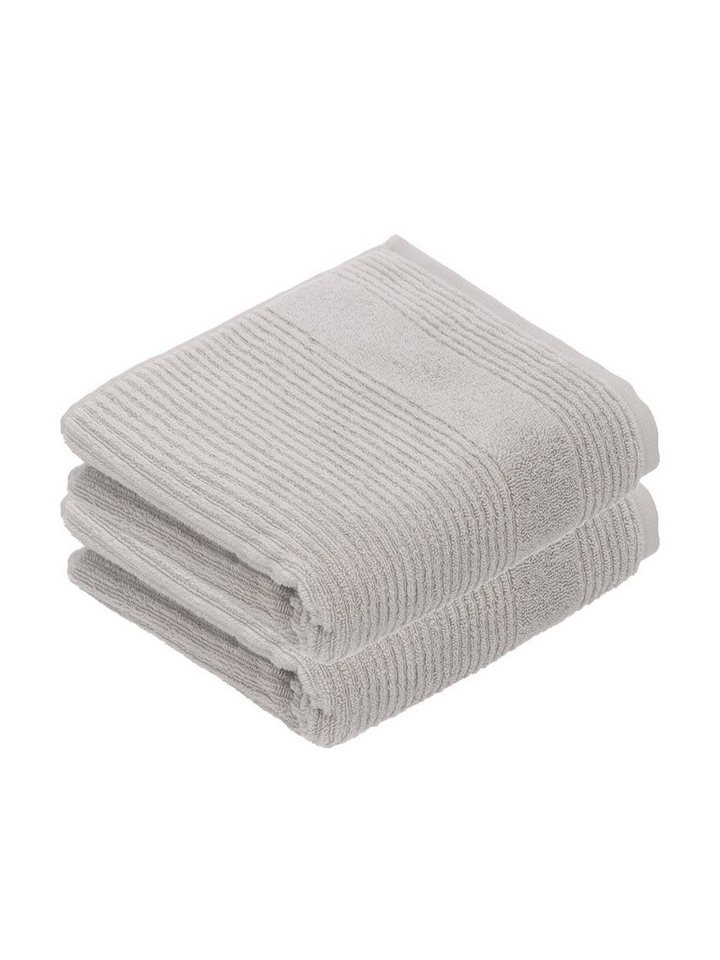 Vossen Handtücher 2er Pack Handtuch 50 x 100 cm Tomorrow, Frottier (Spar-Set, 2-St), Vegan von Vossen