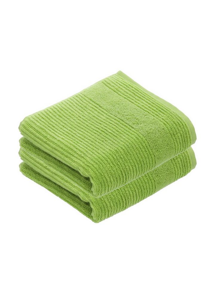 Vossen Handtücher 2er Pack Handtuch 50 x 100 cm Tomorrow, Frottier (Spar-Set, 2-St), Vegan von Vossen