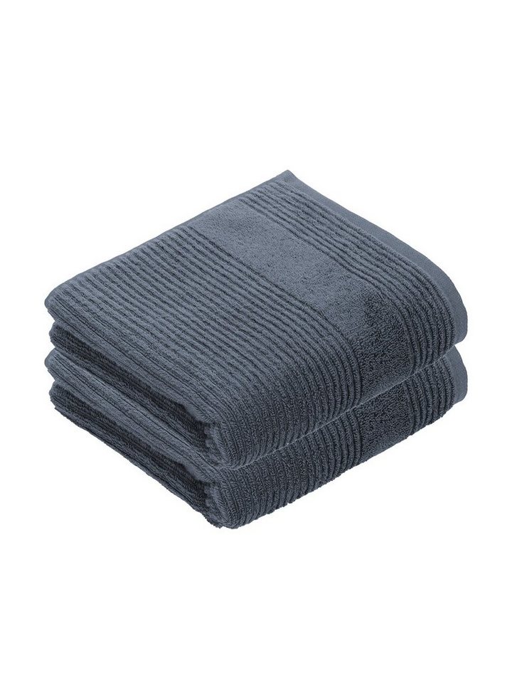 Vossen Handtücher 2er Pack Handtuch 50 x 100 cm Tomorrow, Frottier (Spar-Set, 2-St), Vegan von Vossen